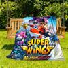 1 Stück Super Wings Maximale Geschwindigkeit Outdoor-Decke Leichte Flanell, Weich & Warm, Ganzjahresnutzung für Sofa, Outdoor, Camping, Wohnzimmer, Büro, Stuhl