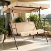 1 Set Sallanan Sandalye Tente Veranda Sallanan Koltuk Tente Ve Sandalye Kılıfı Su Geçirmez Sallanan Tente Yedek Parçası 2/3 Kişilik Veranda Sallanan Sandalye İçin