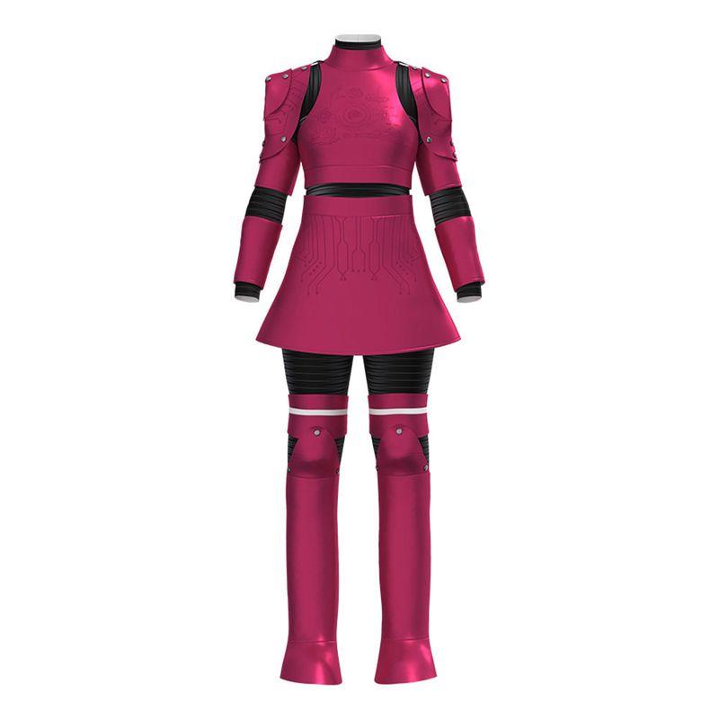 Megan 2.0 Cosplay Costume M3Gan Main Character's Same Style Mecha Battle Suit Dress Halloween Children's Cosplay Outfit