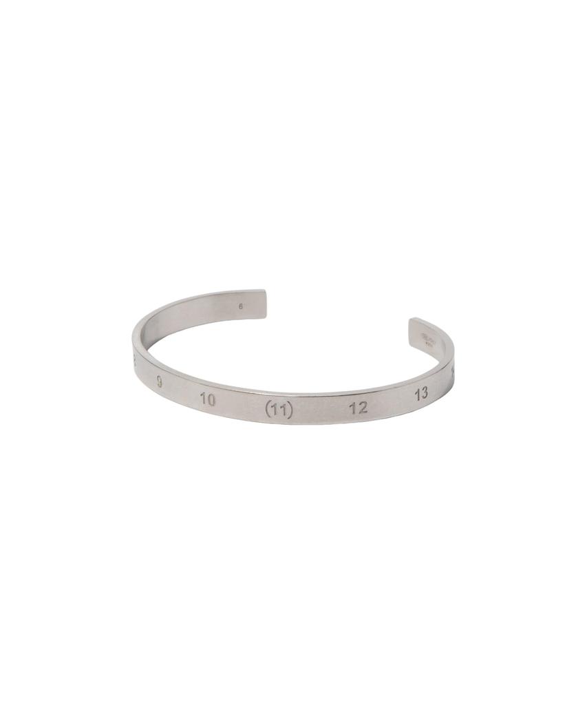 Maison Margiela Bangle SI8UY0003 SV0129 Brand 7 Numbering, Women's, Silver, Size [Used]
