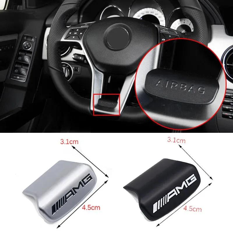 2025 Hot Car Emblem Steering Wheel Decoration Badge Sticker For Mercedes Benz AMG W206 W204 W205 W212 W213 W221 W222 W223 W251 W