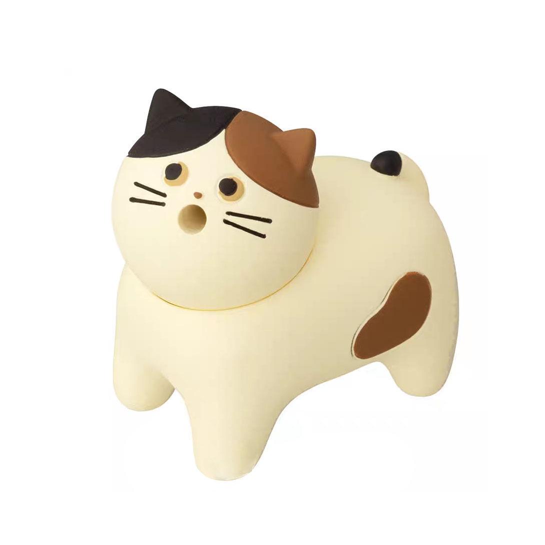 

Mount Fuji Cat Phone & Tablet Holder - Multifunctional Resin Craft for Home Decor.
