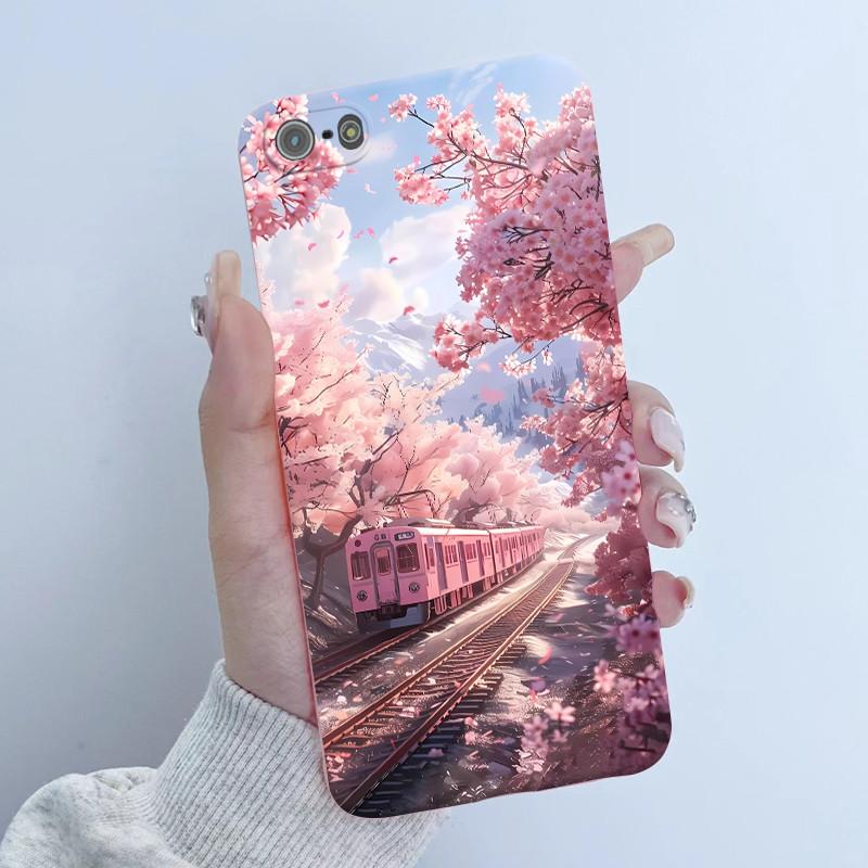 For iPhone 5s 5 se 2016 Phone Case Flower Girl Design Soft Silicone TPU Back Housing for iPhone se 2016 5 S iPhone5s 4.0" Covers
