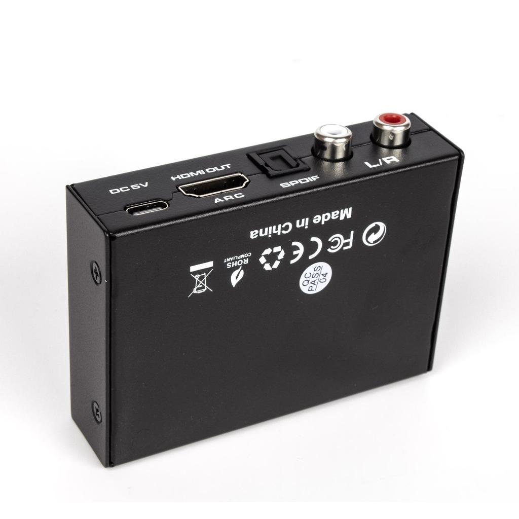 New HDMI 2.0 Audio Splitter with ARC, 4K@120Hz, 5.1 Optical Output