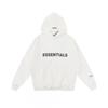 Unisex Oversized Hooded Sweatshirt With Flock Letter Print Soft Cotton Blend Warm Lined