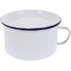 Salad Serving Utensils Enamel Instant Noodle Bowl Ramen Bowls Retro Enameled Casserole Student