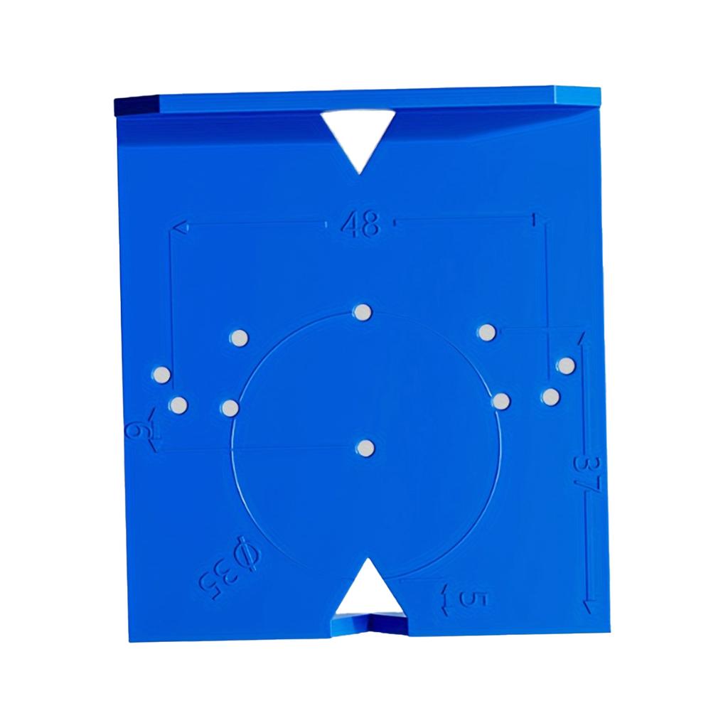1pc Hinge Drilling Locator Cabinet Door Hinge Punching Positioning Ruler Template Woodworking Hinge Installation Auxiliary Tool