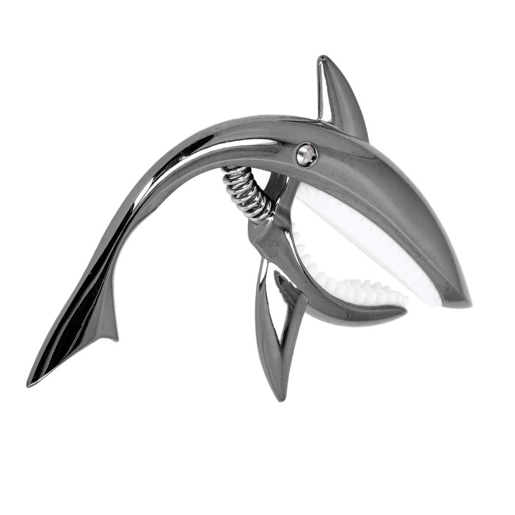 Gitar Capo Kul Hai Form Sinklegering Silikon Capo for Elektriske Akustiske Ukulele Gitarer