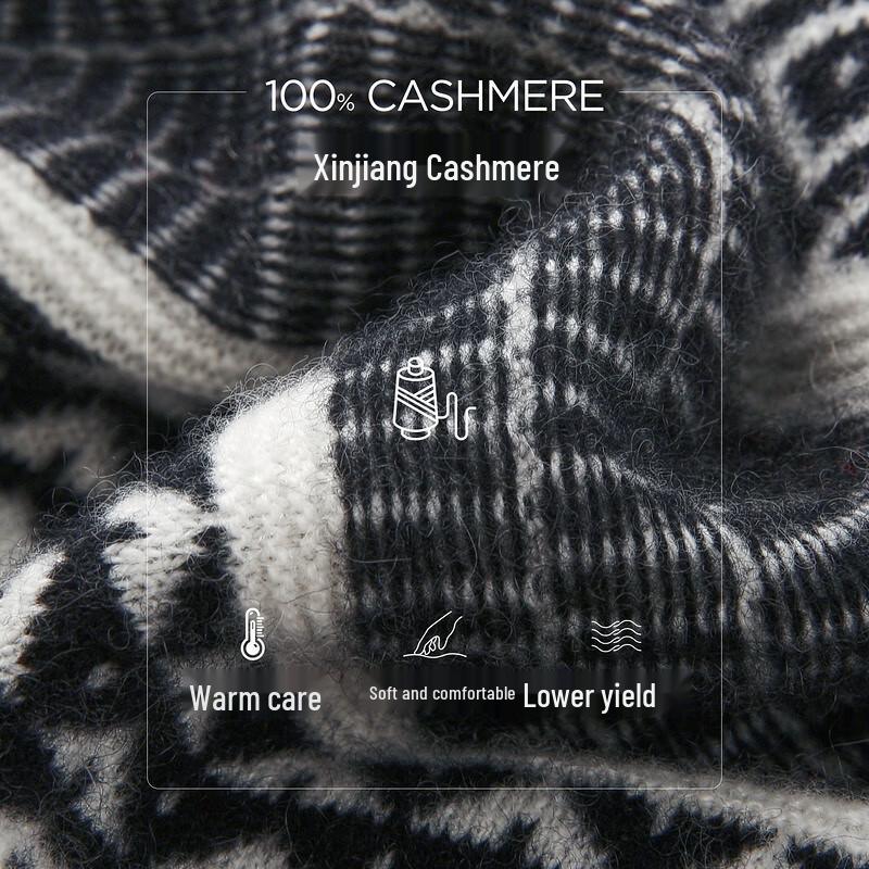 Commond Boca Women's Fair Isle Cashmere Sweater