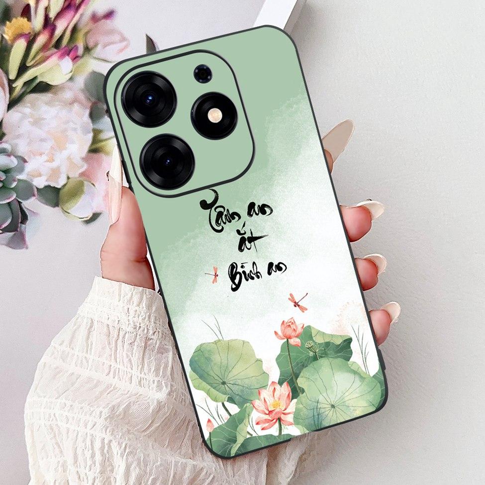 For Tecno Spark 10 Pro Case KI7 Silicone Cute Fashion Flower Cool Painted Soft Back Cover For Techno Spark 10 Pro Phone Case K17