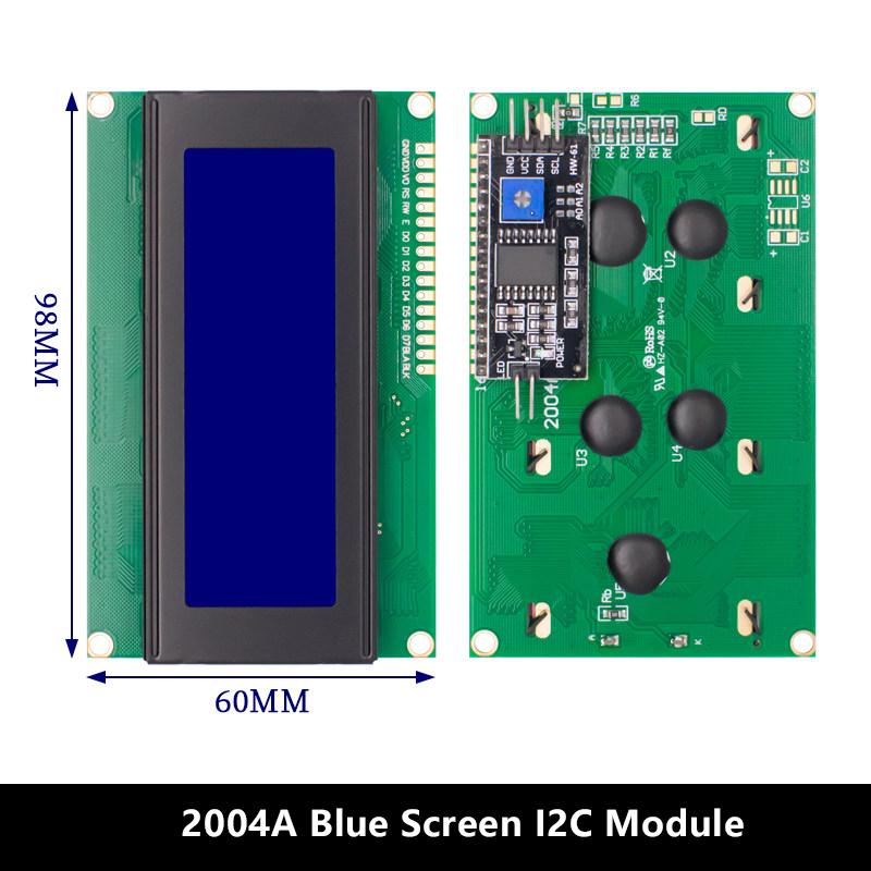 LCD Liquid Crystal Display Module 1611A 1111A Blue / Yellow-Green Backlight Custom Character Sleep Mode for Arduino
