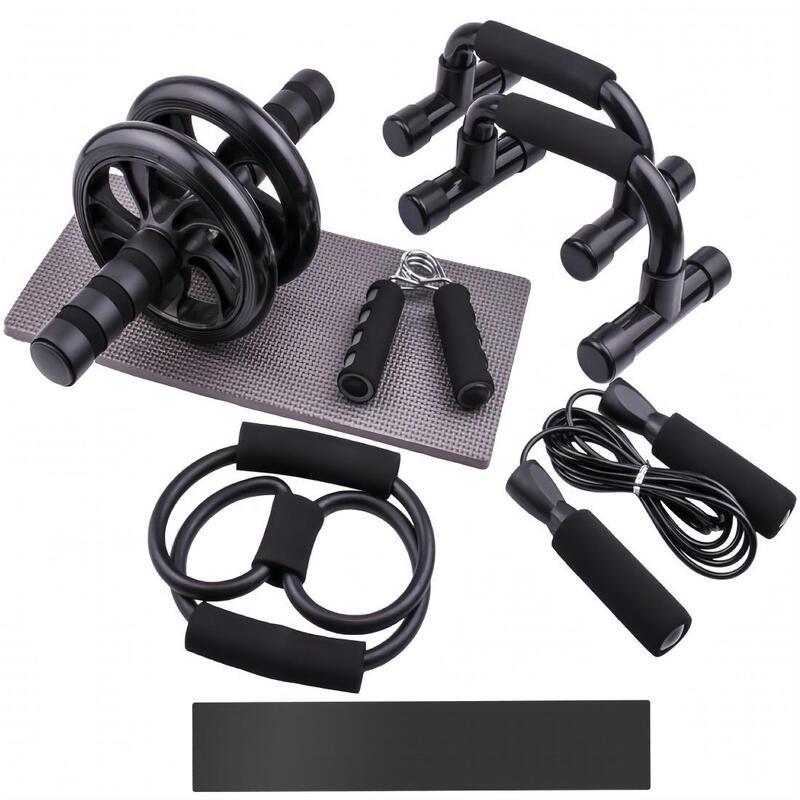 Tiemuyun Abdominal Wheel & Push-up Fitness Set