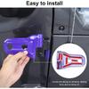 8PCS Door Hinge Cover Trim Accessories For 2018-2024 2025+ Jeep Wrangler JL JLU For -2024 2025+ Jeep Gladiator JT (Purple)
