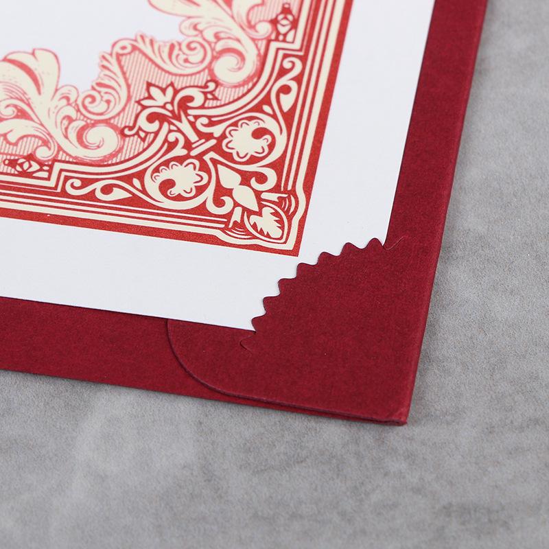 European-Style Hot Stamping Paper Certificate Cover for Awards and Weddings