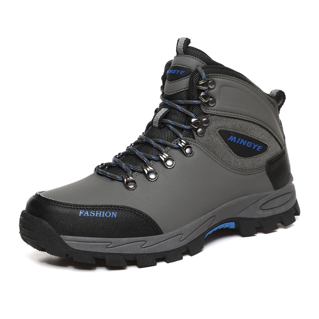 Winter Hiking Shoes Men Outdoor Casual Anti-slip Wear-resistant Breathable Men Shoes Lace-up Thick-soled Sports Shoes Men