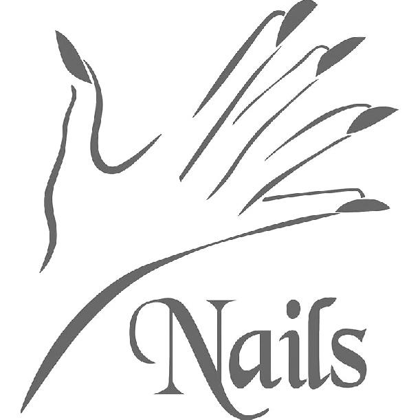 Girl Lips Beauty Salon Manicure Nail Service Art Wall Sticker Vinyl Decal Mural for Bedroom Dressing Table Living Room Home Decoration 23 X 18 In