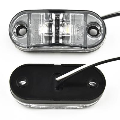 1pcs 12V 2 LED Car Front Side Marker Light Truck Trailers Rear Lamp U1