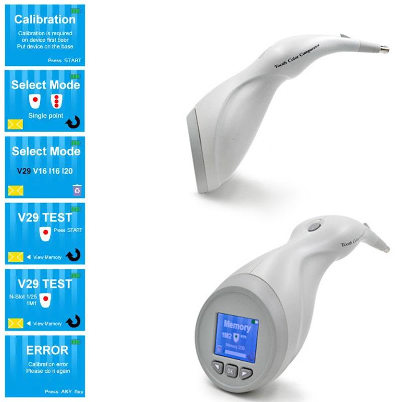 Dental Digital Fargeguide Fotoelektrisk Fargesammenligner Tannblekingsmaskin Tannlege Kolorimeter Utstyr