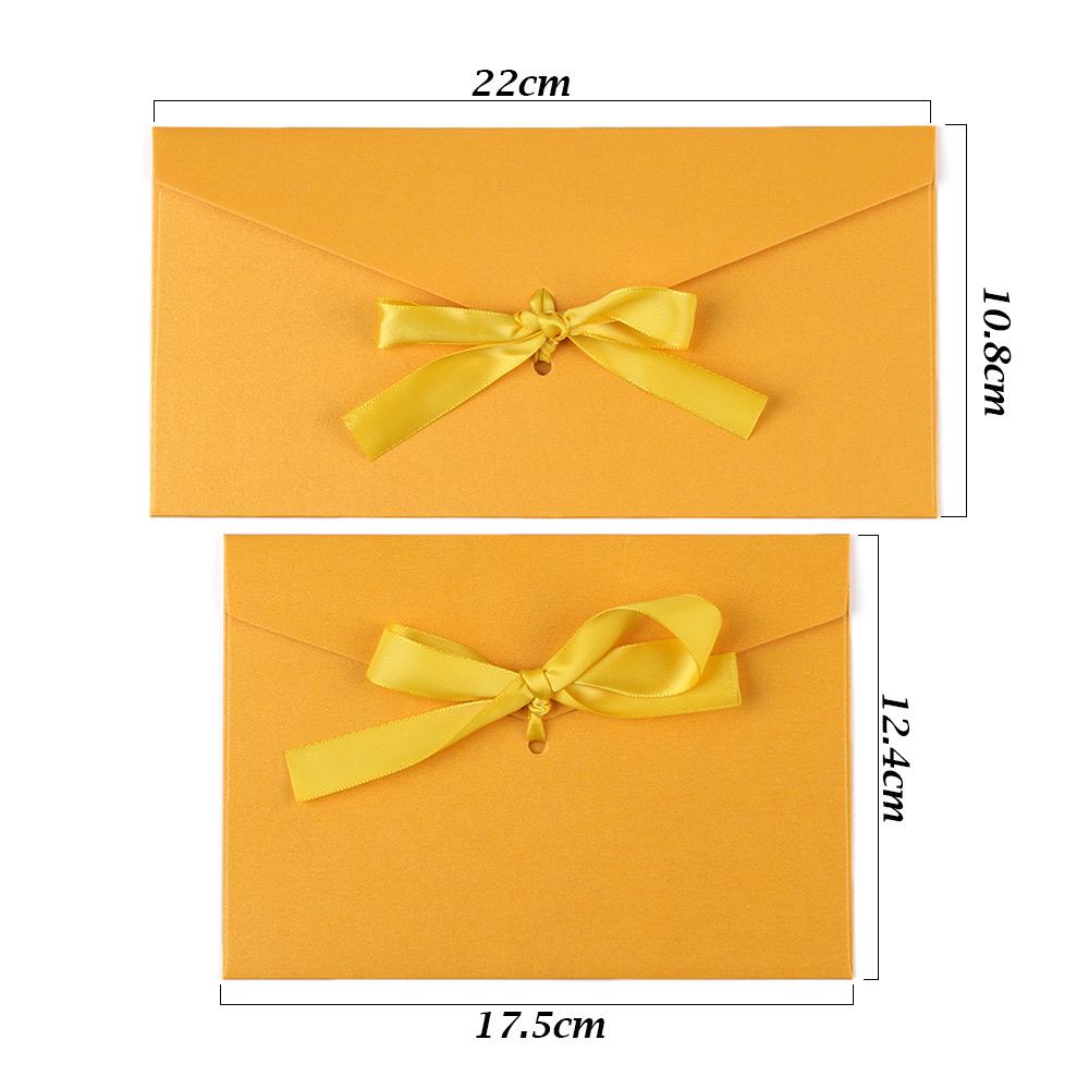 Beautiful Classic Retro Multicolor tie Pearl paper envelopes on Kraft for wedding invitation gift envelope  Greeting Card Bag