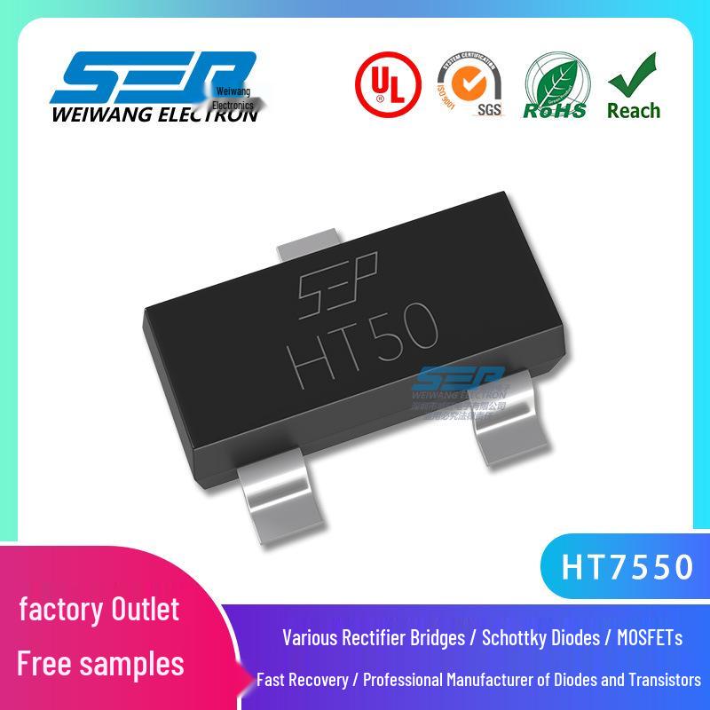 

SEP HT7550 SOT-23 Silk Screen HT50 LDO Linear Voltage Regulator