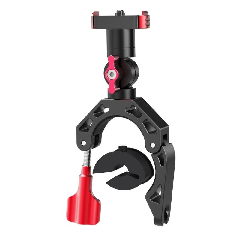 Quick Release Action Camera Handlebar Mount With 360 Adjustable Rotation Aluminum Alloy Clamp For Bikes Motorcycles