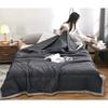 Solid Color Waterwashed Cotton Thin Summer Blanket For Home Children And