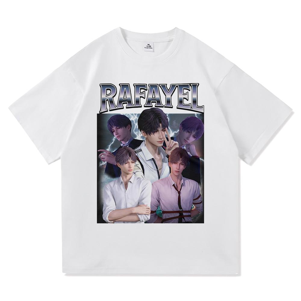 

Vintage Rafayel Love and Deepspace T Shirt Hot Fashion Men/Women Harajuku Graphic Game T-Shirt High Quality Cotton Tees Shirts 3XL