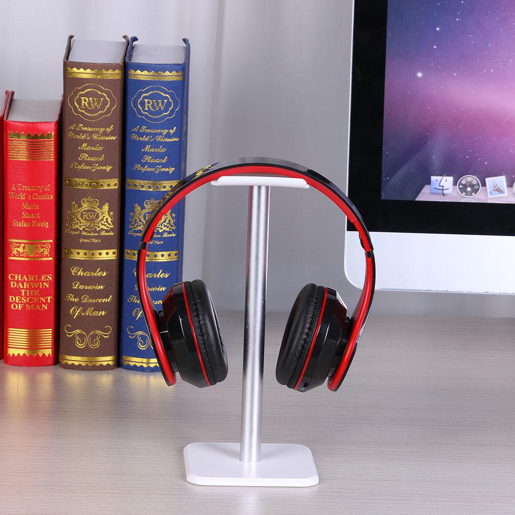 Aluminum Headphone Stand Universal Lightweight Headphone Desktop Display Hanger Wall Hook Mount Earphone Holder