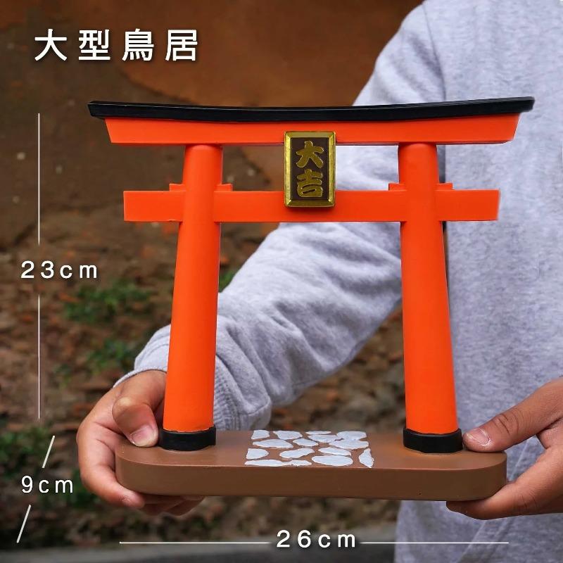 Japanese Multi-sizes Torii Gate Aquarium Decor Miniature Ornament Garden Shrine Shinto Landscape Micro Decoration Simulation