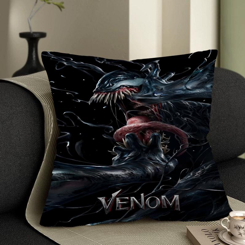 Superhero Movie V-Venom Personalized Pillow Cover Kids Bedroom Wild Party Decor Pillowcase Kid Birthday Shower Gift