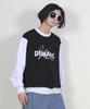 Deumakeu Color Block Logo Graphic Sweatshirt Black