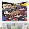 Cute Original K-On Anime Tapestry Girlish Room Decor Hanging Cloth Bedroom Wall Atmosphere Decoration Accessories Backdrop