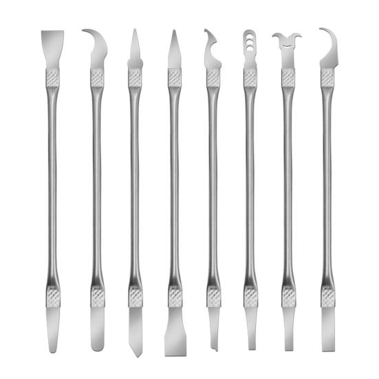 

8Pcs Electronics Repair Tool Set Pry Tool Kit for CPU Motherboard Glue Removal Phone Tablet Repair Professional Spudger Scraper Hook Set 8