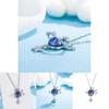 Fantasy Space Galaxy Pendant Chain With Zinc Alloy Material For Everyday Use