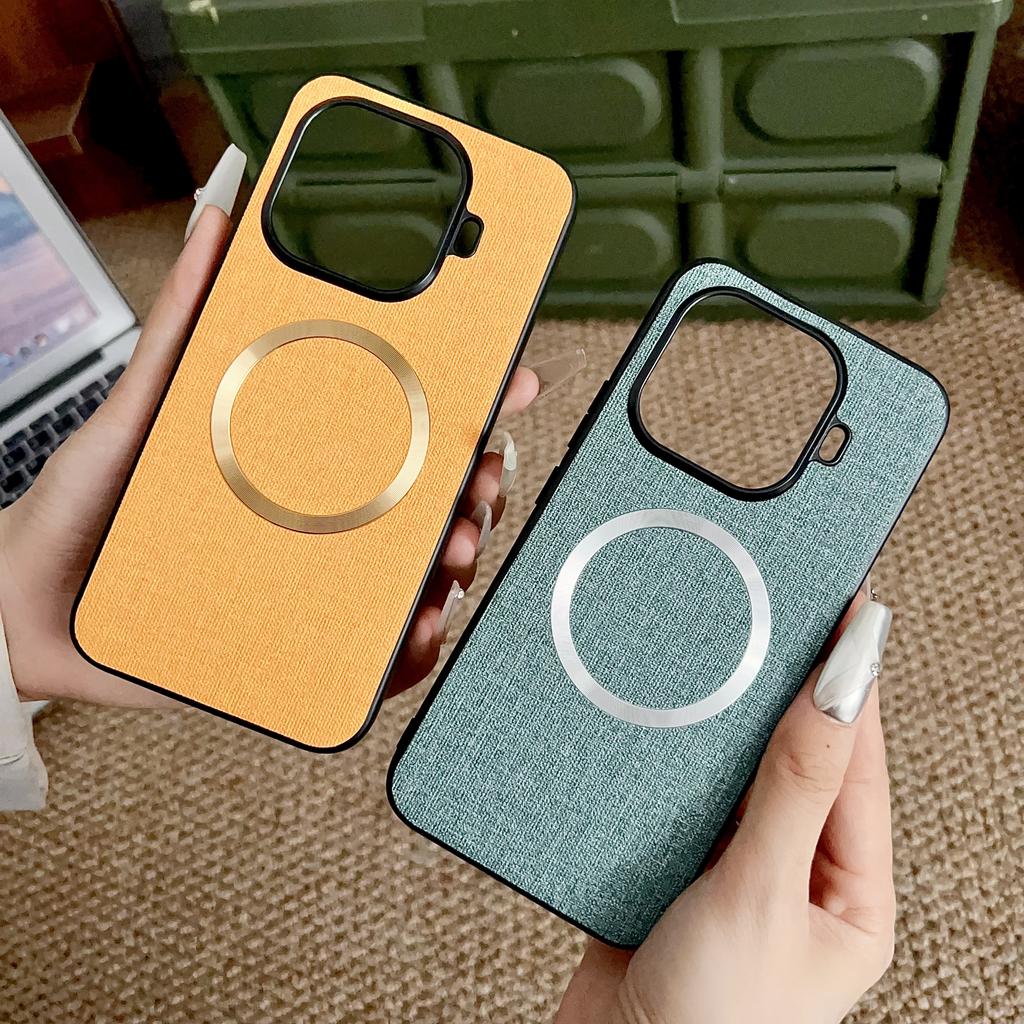 Pour Xiaomi 17T/17T pro coque Luxe Tissu Magnétique Givré Bord Doux couverture Pour Mi Xiaomi 17T pro Choc Pare-chocs Funda