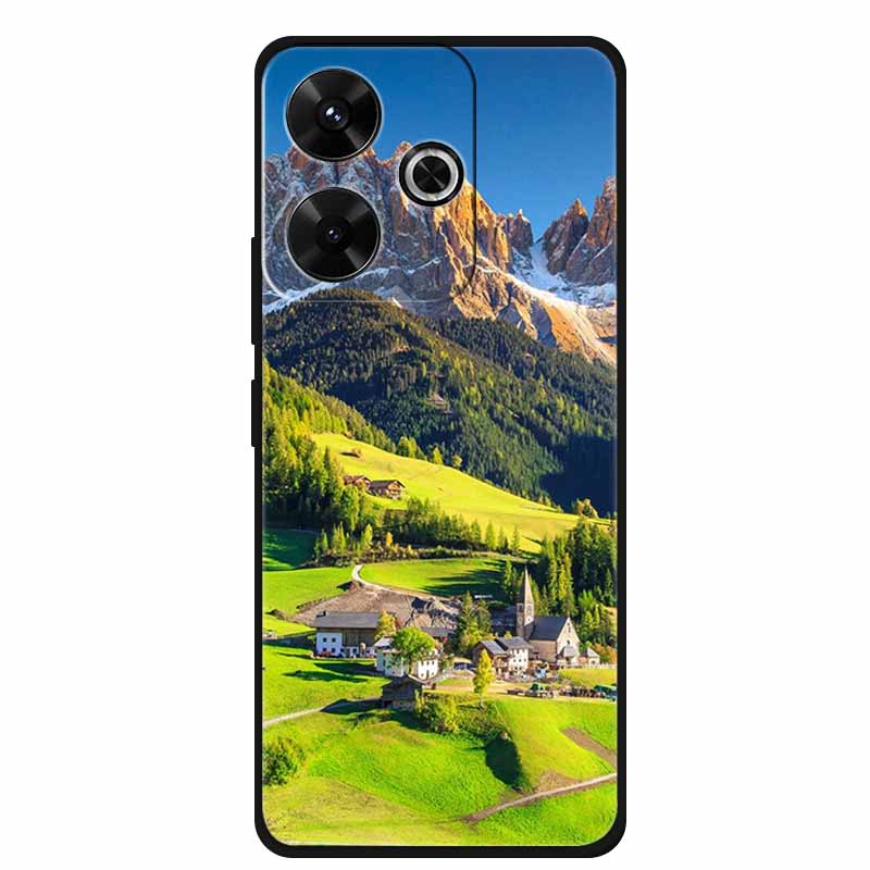 Fashion Cover For Xiaomi Poco M6 Pro Girly Case For Funda Poco M6 Coque Soft Silicone Phone Case Xiaomi Poco M6 Pro Protector