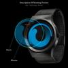 Neues Konzept Modeuhr für Herren Wasserdicht Sternenhimmel Wirbel Element Zifferblatt Sport Herrenuhren Business Quarz Armbanduhr Uhr
