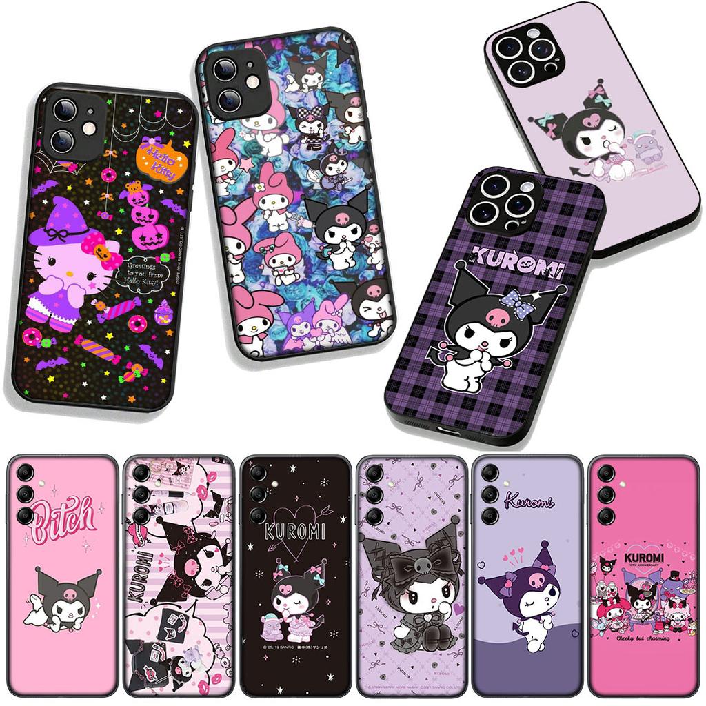 Kuromi Cartoon Cover Phone Case for Motorola Moto Edge 70 60 Fusion 40 NEO 20 Pro G Stylus G56 G96 G71 G73 G52 G41 G42 G50 G51