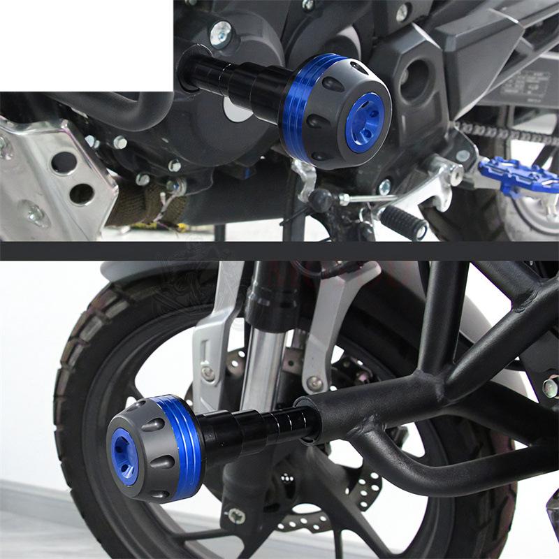 Kryt motoru motocyklu proti pádu a kolizi, ochranný slider