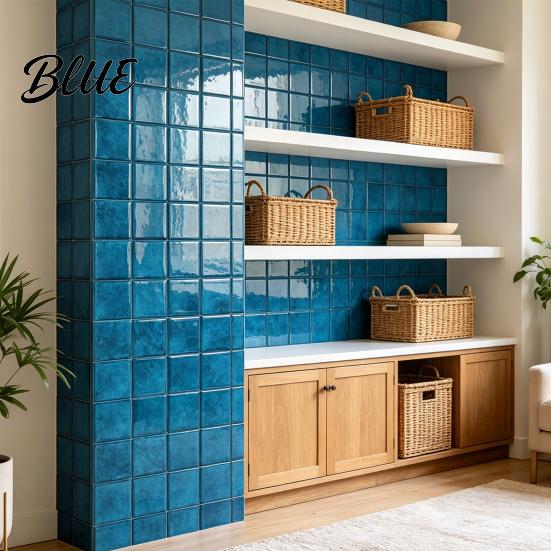 Durable Pet Wall Tiles Self-Adhesive Mosaic Stickers for Kitchen Bathroom Waterproof Removable Wallpaper Self Adhesive Backsplash 3D Peel And Stick