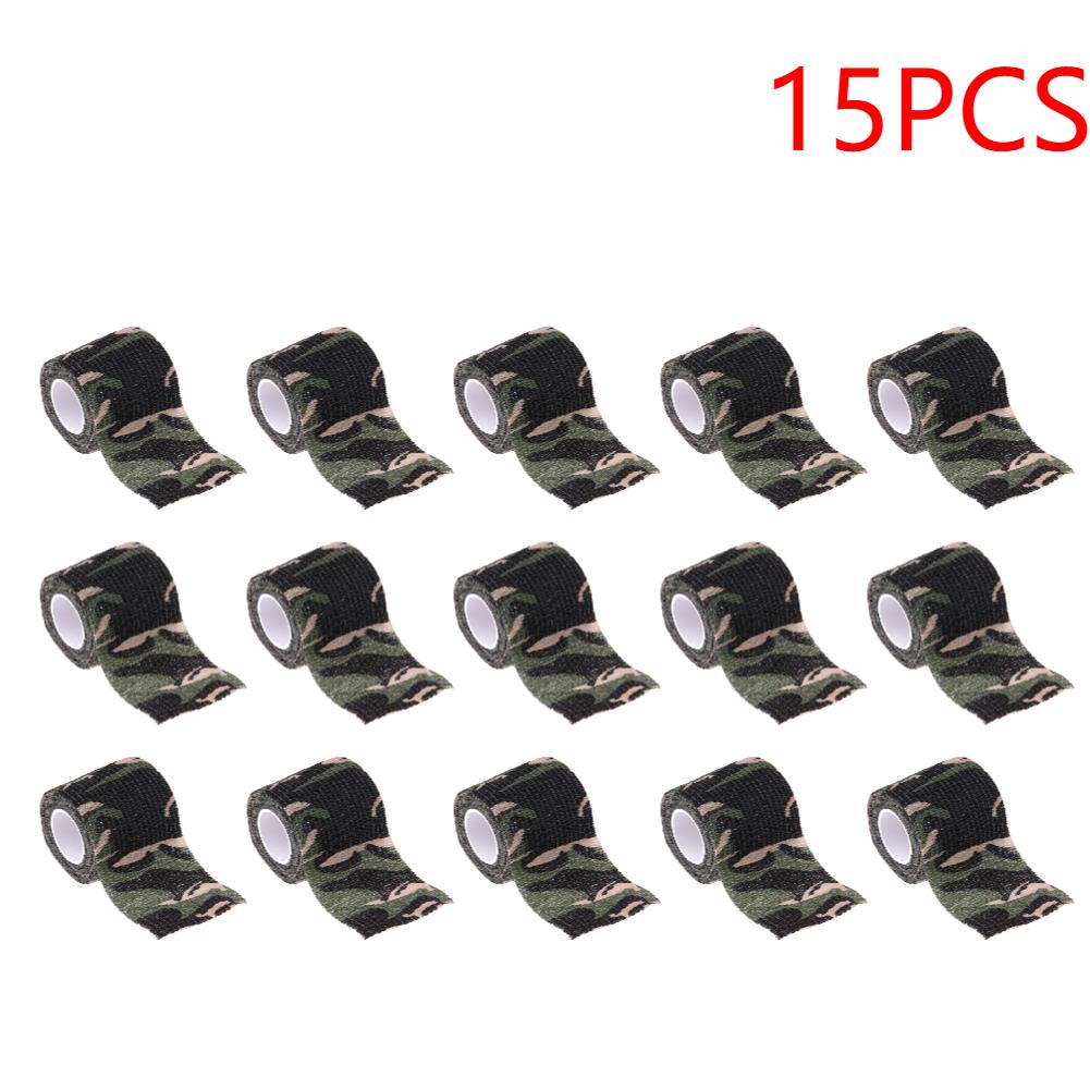 20PCS for Camouflage Bandage Self-adhesive Breathable Elastic Bandage Outdoor Hunting for Movement Fixation of Fingers Wrists an