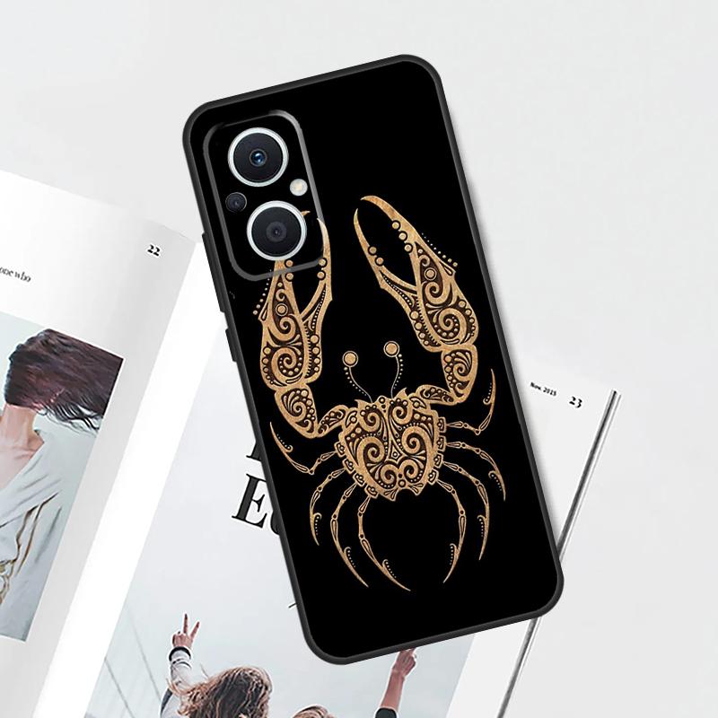 Zodiac Signs Case For OPPO Reno 15F 14F 11 F 12 13 14 10 15 Pro 7 8 Lite OPPO Find X5 X6 X8 X9 Pro Cover