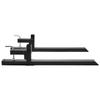 Pallet Forks, 2000 Lbs Capacity Clamp On Pallet Forks, 43" Tractor Bucket Forks, Heavy Duty Front Loader Attachment for Tractor, Skid Steer, Loader