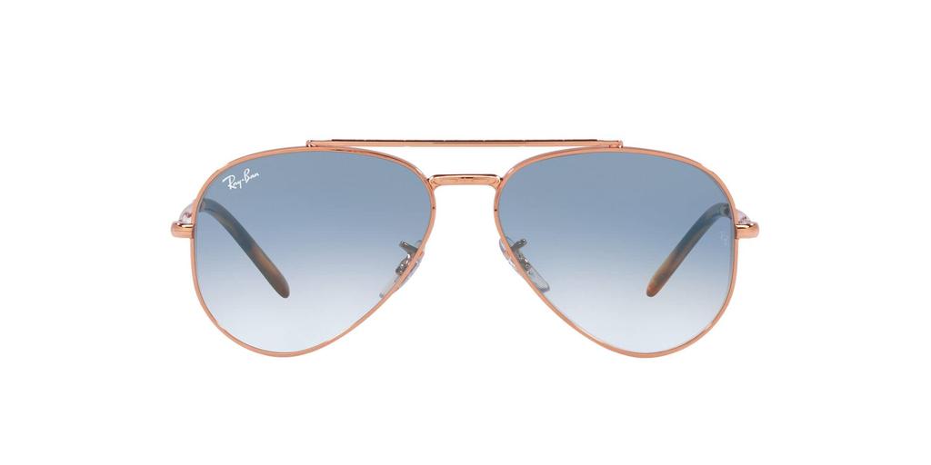 RB3625 Rose Blue Gradient Size 62 Ray-Ban Sunglasses, Gold/Crystal Lenses,