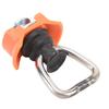 Single Stud L Track Fitting with D Ring 1333lb Capacity Spring Loaded L Track Rail Tie Down Fitting for Van Pickup Truck