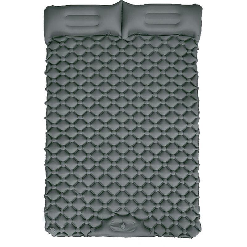 Outdoor Double Inflatable Camping Mat with Foot Pump Double