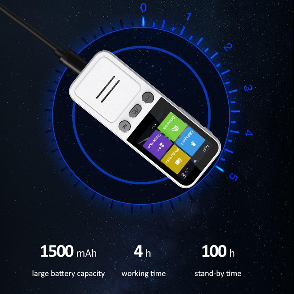 Language Translator Smart 10 Country Offline Translation 134 Languages WiFi Voice Photo Translation Device