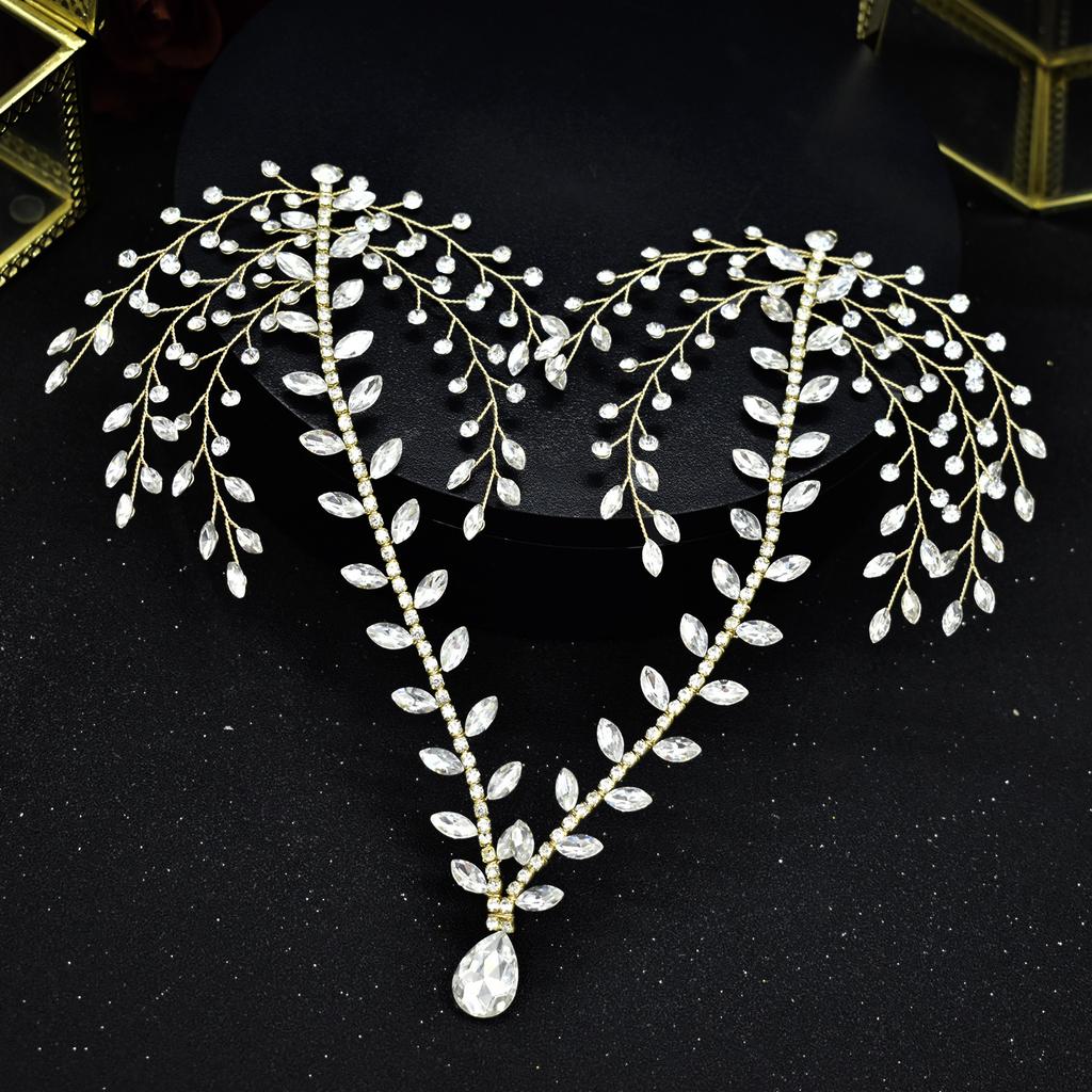 Fashion Jewelry Forehead Jewelry Rhinestone Wedding Headband Women Headdresses Gift Bridal Headpiece