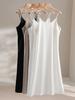 Rong Tai French Double Collar Satin Camisole Dress - Elegant & Sexy 2026 Style