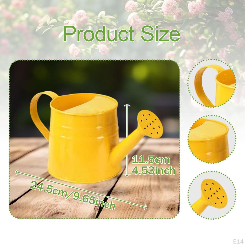 Kids Watering Can Garden Bucket Small Kettle for Flower Bed Bonsai Houseplants